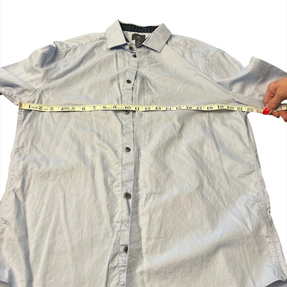 H&M Men's Button Shirt- Size L - EUC- See pics for dimensions - Picture 4 of 5